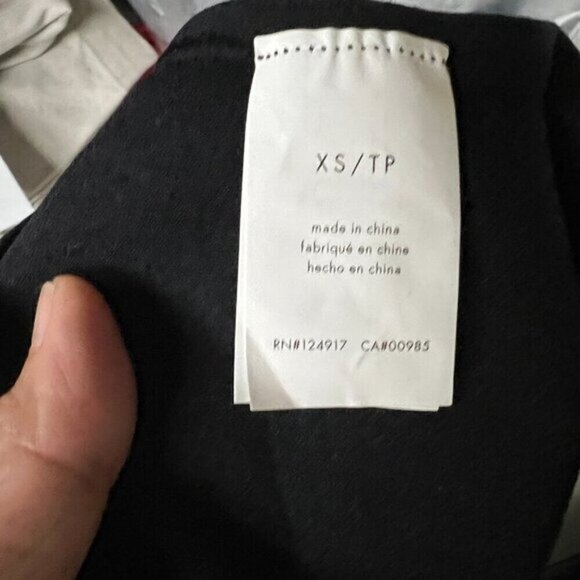 WeWoreWhat Revolve Womens Double V-neck Knit Bralette Xtra Small in Black - Picture 6 of 8